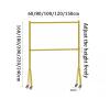 DDBATYYEH Clothes Rail Garment Rack Heavy Duty Clothes Garment Rack, Freestanding Double Rod Clothing Hanger Stand with Storage Display Shelf for Hanging Clothes Store(White,150x240cm) view 3