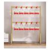 DDBATYYEH Clothes Rail Garment Rack Heavy Duty Clothes Garment Rack, Freestanding Double Rod Clothing Hanger Stand with Storage Display Shelf for Hanging Clothes Store(White,150x240cm) view 4