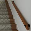 Sxlawesom Indoor Stairs Handrails Complete Kit, 8cm Wide Pine Baluster, Non-Slip Grab Bar, Suitable for Garden, Corridor, Lofts, Decking Railings(80CM) view 4