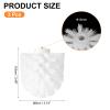 uxcell 5 Pcs Toilet Bowl Brush Replacement Head 12mm, Toilet Scrub Brush Cleaning Round Ball Shaped Toilet Brushes Heads White view 2