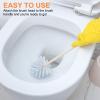 uxcell 5 Pcs Toilet Bowl Brush Replacement Head 12mm, Toilet Scrub Brush Cleaning Round Ball Shaped Toilet Brushes Heads White view 4