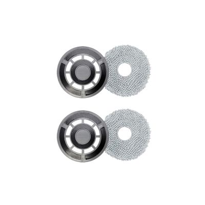 PIOUTTY Robot Vacuum Mop Stand Mop Cloth HolderCompatible for Roborock P10 Pro P10S Pro Q Revo Maxv QRevo ProRobot Vacuum Cleaner Replacement Accessories Part(2-Piece Set)
