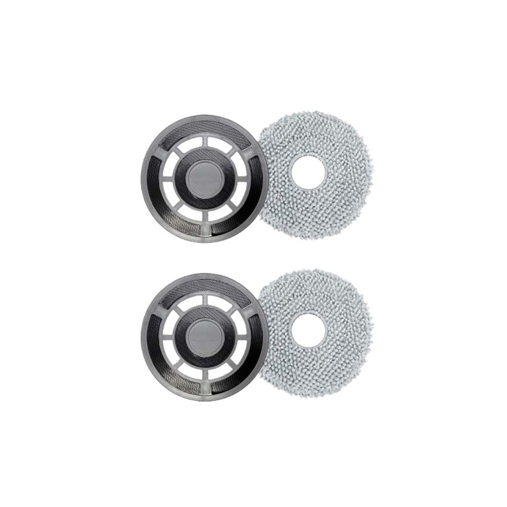 PIOUTTY Robot Vacuum Mop Stand Mop Cloth HolderCompatible for Roborock P10 Pro P10S Pro Q Revo Maxv QRevo ProRobot Vacuum Cleaner Replacement Accessories Part(2-Piece Set)