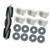 Compatible For Ecovacs X1 OMNI T10 TURBO Vacuum Cleaner Robot Filter Side Brush Cleaning Cloth Spare Parts Dust Box Accessories(15 pcs Dust Bag) view 1
