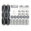 Compatible For Ecovacs X1 OMNI T10 TURBO Vacuum Cleaner Robot Filter Side Brush Cleaning Cloth Spare Parts Dust Box Accessories(15 pcs Dust Bag) view 2
