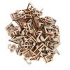100Pcs Music Note Mixed Decorative Note Embellishments. These are for Concert, Christmas Party, or Home Decorations. (Wooden Musical Notes) view 1
