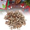 100Pcs Music Note Mixed Decorative Note Embellishments. These are for Concert, Christmas Party, or Home Decorations. (Wooden Musical Notes) view 2