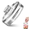BEBEMOKO Glass Fermenting Weight with Handle for Jars Heavy Duty Glass Lid for Safe and Convenient Fermentation for Pickling and Canning view 1
