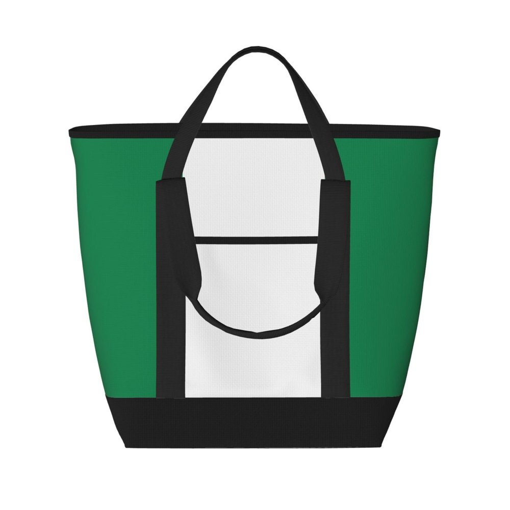 YQxwJL Flag Of Nigeria Print Large Cooler Bag Tote Bag,Reusable Grocery Bag,Lunch Box Bag, For Picnic Beach Camping