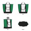 YQxwJL Flag Of Nigeria Print Large Cooler Bag Tote Bag,Reusable Grocery Bag,Lunch Box Bag, For Picnic Beach Camping view 2