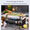 DJFKDYHPE Stainless Steel Rectangular Roaster Lasagna Pan Chicken Roasting Tray 5 Sizes Deep Baking Sheet Cake Cookie Plate Food Dish Serving Platter for Baking Breads, Turkey, Fish, Vegetables(Shallo view 3