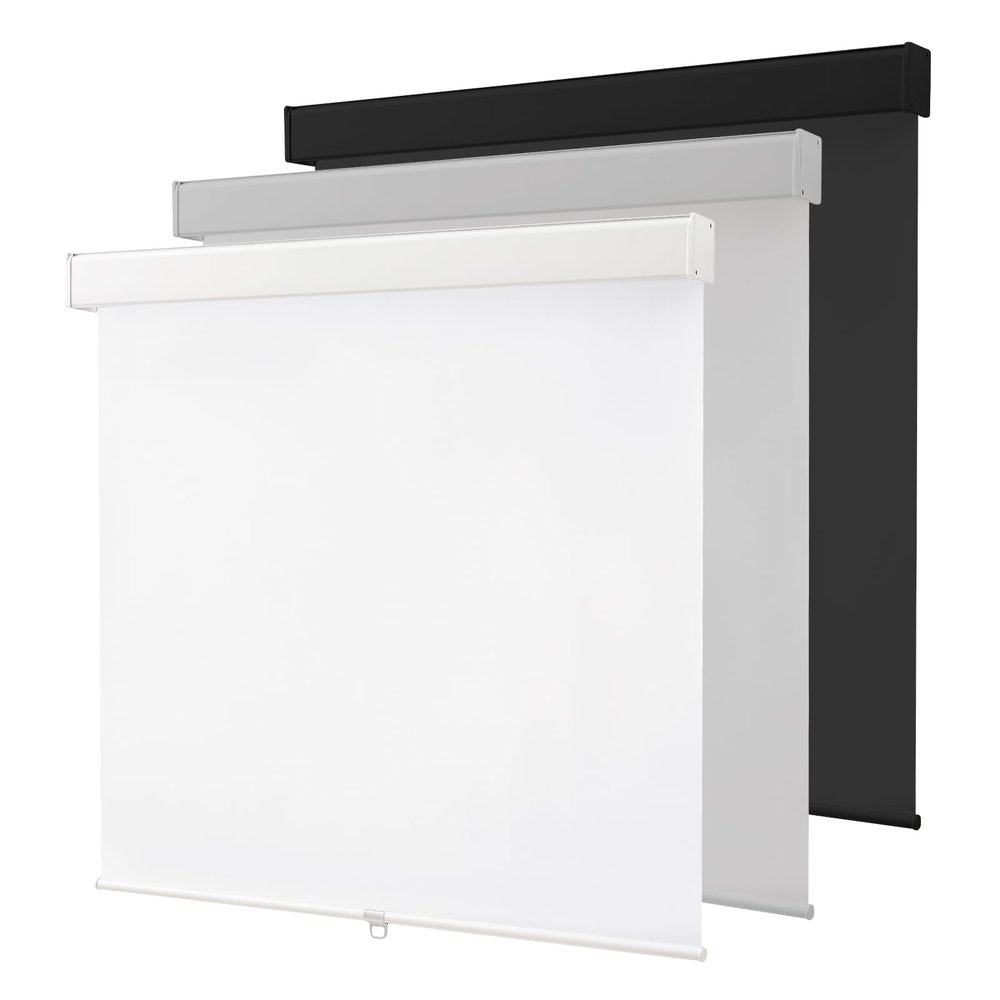 Anpark Cordless Roller Window Shades,100% Black Out Shade for Windows,Thermal Insulated UV Protection Window Blinds,Door Blinds,Blackout Window Shades Pull Down for Home,Office,36" W x 72" H, White