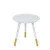 BABETRUE Coffee Table Metal Small Coffee Table Sofa Side Table Creative Small Round Table Simple Round Bedside Table Simple Side Table Coffee Tables for Living Room view 1