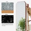 Full Body Mirror with Coat Rack, 2-in-1 Floor Mirrors and Coat Rack, 360 Rotating Solid Wood Full Length Mirror, for Bedroom, Living Room view 3
