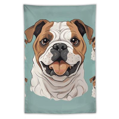 VTCTOASY Tapestry Wall Hanging for Living Room Decorates Wall Tapestries Funny English Bulldog Tapestries Wall Decoration for Bedroom Aesthetic Decor Wall Hanging