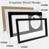 CD Display Frame for Jewel Case and Disc, Polystyrene, 7.7 x 14.4 in, Black view 3