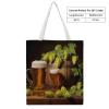 NQLYUT Tote Bag Laptop Handbag Beer And Hop Cones Grocery Bag Canvas Shoulder Bag Crossbody Bag for Travel view 2