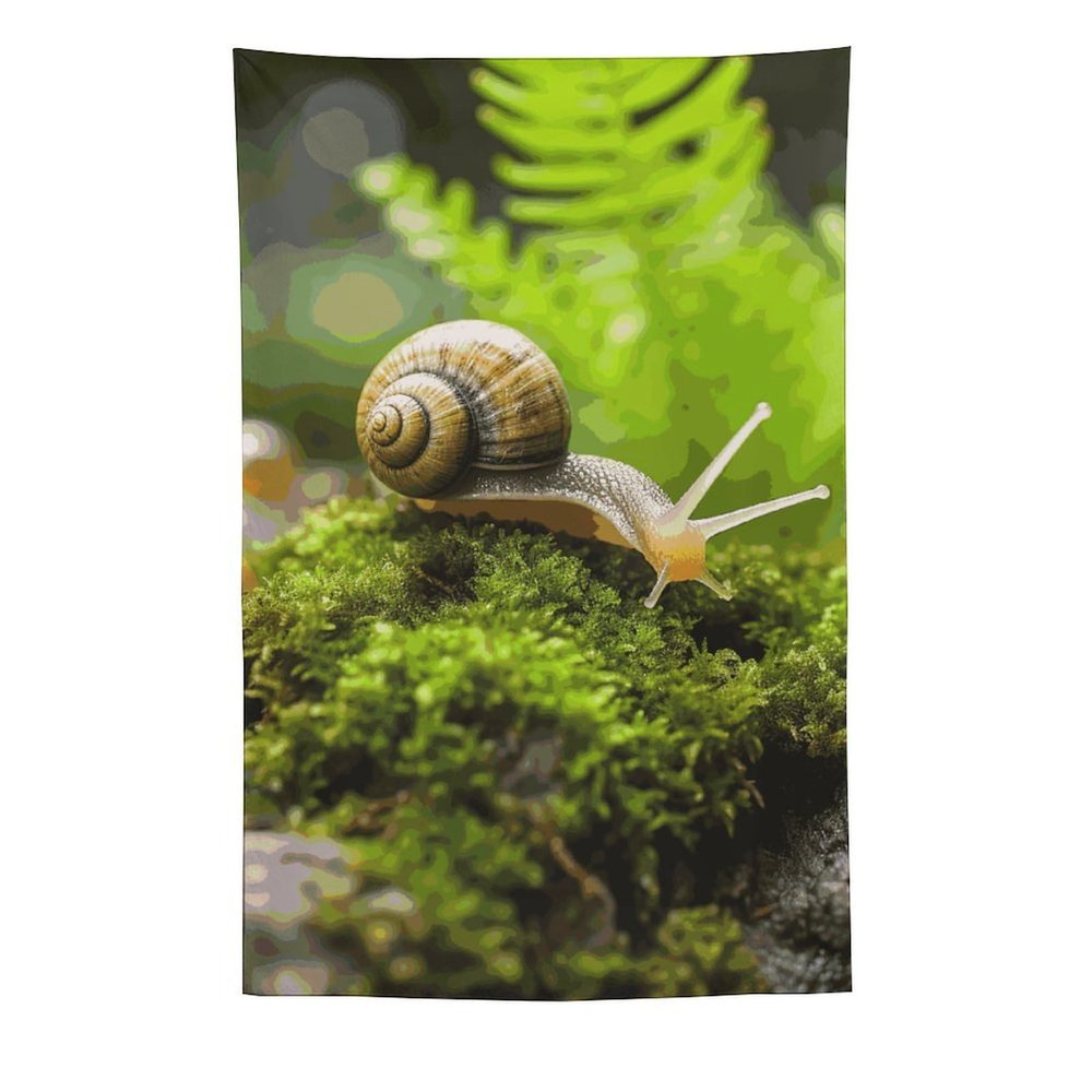 VTCTOASY Tapestry Wall Hanging for Living Room Decorates Wall Tapestries Snail Crawling Tapestries Wall Decoration for Bedroom Aesthetic Decor Wall Hanging