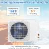 RELAX4LIFE Mini Split Air Conditioner - 24000 BTU 21 SEER2 208-230V Inverter AC Heating & Cooling System w/Heat Pump, Remote, Work with Alexa, Cool up to 1500 Sq.Ft, Pre-Charged Ductless Split AC Unit view 4