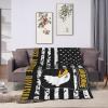 101st Airborne Division (Distressed Flag) Throw Blanket for Couch 50"x40" Cozy Soft Sofa Chair Bed Throw Blankets Flannel Blanket view 4