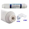 QXCIVR Water Purification Filter 10 Inch T33 with 2pcs Fitting Water Purifier Carbon Post view 3