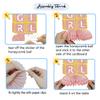 8 Pcs Boy or Girl Honeycomb Centerpieces - Gender Reveal Table Decorations - Gender Reveal Centerpieces for Table view 2