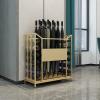 Umbrella Storage Umbrella Stand Umbrella Holder Rack, Heavy Duty Metal Umbrella Stand Rack for Hallway/Entryway/Lndoor/Hotel, Extra Large Capacity Umbrella Holder with Removable Drip Tray(Gold) view 1