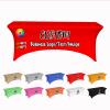 BENUSIO Customized Tablecloth Design Your Picture Text Name Logo Image Personalized Table Cloth Cover Lightweight and Elastic, Red, 6FT view 1