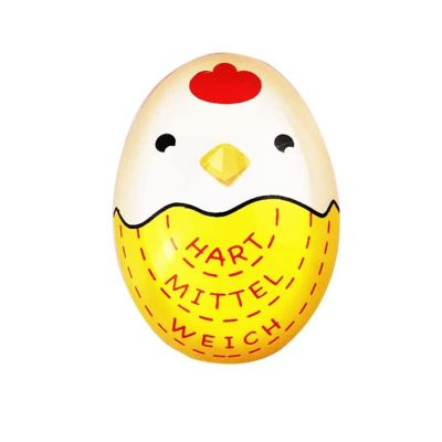 Cartoon Egg Timer Sensitive Hard & Soft Boiled Color Changing Indicators Kitchen Temperature Observer Soft Hard Egg Timer