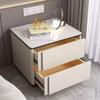 RUHONG Nightstand Slate Simple Storage Cabinet Floor-Standing Living Room Bedroom Bedside Table Multi-Functional Bedside Cabinet Storage Cabinet Decorative Night Stand(C,45 * 40 * 48cm) view 3