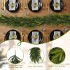 N&T NIETING 9FT Christmas Norfolk Pine Garland Real Touch Pine Artificial Garlands Faux Greenery Garland Winter Christmas Garland for Table Mantle Fireplace Indoor Outdoor Xmas Decorations (1 Pcs) view 3