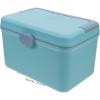 NOLITOY Large Capacity Medicine Organizer Box PP Blue, with Handle view 3