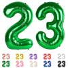 23 Balloon Numbers, 23rd Birthday Decorations for Women Men, Numbers 32 Balloons 40 In Dark Green 32nd Birthday Party Decorations for Wedding, Celebration Party, Graduations view 1