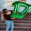 23 Balloon Numbers, 23rd Birthday Decorations for Women Men, Numbers 32 Balloons 40 In Dark Green 32nd Birthday Party Decorations for Wedding, Celebration Party, Graduations view 3