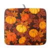Fall Dish Drying Mats for Kitchen Counter 1618 Inch Autumn Pumpkin Leaves Festival Holiday Small Microfiber Drying Mat Kitchen Accessories Dish Rack Mat Drainer Pad Washable Absorbent view 1