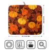 Fall Dish Drying Mats for Kitchen Counter 1618 Inch Autumn Pumpkin Leaves Festival Holiday Small Microfiber Drying Mat Kitchen Accessories Dish Rack Mat Drainer Pad Washable Absorbent view 2