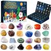 Crystal Advent Calendar 2025, Rock Gemstone Advent Calendar 2025 Adult, Kids, Boys, Girls, Teen Girls, Women, 24 Days of Surprise Crystals and Gems Rocks Healing Stone Collection view 1