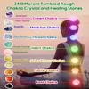 Crystal Advent Calendar 2025, Rock Gemstone Advent Calendar 2025 Adult, Kids, Boys, Girls, Teen Girls, Women, 24 Days of Surprise Crystals and Gems Rocks Healing Stone Collection view 2