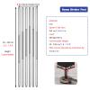 AMUFJJ 6 Pack Room Divider Screen Post, Floor to Ceiling Wall Post Partitions Screens Room Dividers, Room Screens Partition Columns for Office/Apartments/Entrance(Gold 6PCS,220cm/86.6in/7.2ft) view 2