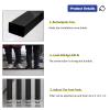 AMUFJJ 6 Pack Room Divider Screen Post, Floor to Ceiling Wall Post Partitions Screens Room Dividers, Room Screens Partition Columns for Office/Apartments/Entrance(Gold 6PCS,220cm/86.6in/7.2ft) view 4