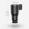 Electric Car Tumbler Holder, Smart Car Cup Warmer Cooler Auto Car Cooling and Heating Cup Mug with LED Temperature Display, Touch Control for Traveling view 2