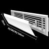 Air Conditioner Deflector for Wall Units, Adjustable Air Vent Deflector, Hanging Air Conditioner Vent Deflector, Dual Use for Ceiling and Wall Hanging, PP+ABS view 2
