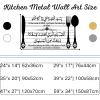 Metal Islamic Wall Art, Islamic&kitchen Metal Wall Decor, Metal Kitchen Wall Decor, Islamic Wall Art, Kitchen Wall Decor, Metal Wall Decor, Kitchen Wall Hangings, Muslim Gifts (Black, 47"x 27"| 120x70cm ) view 4