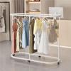 WSNCXFW White,130 * 140 * 50CM,Portable Round Clothing Rack,Commercial Clothing Hanging Rack,Spiral Rotating Clothing Rack,Heavy Duty Garment Rack with Wheel,Retail Spiral Dress Rack view 1