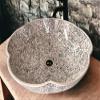 Bathroom Floral Vessel Round Sink Basin, Flower Shaped Countertop Basin, Bowl Sink Lavatory, Kitchen Remodeling, Vanity Glossy Wash Stand view 1