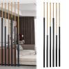 2 3 4 Feet 5 6 7 FT Tall Privacy Screen Post, 6 Pack Room Screens Partition Column for Studio/ Restaurants/ Apartments, Floor to Ceiling Wall Post Partitions Screens Room Dividers(75cm/29.5in/2.5ft) view 1
