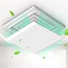 Air Conditioner Deflector, Square Height Adjustable Air Conditioning Vent Cover, Air Vent Deflector for Office Ceiling AC Vents, ABS, 30/45/60cm view 1