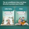 Air Conditioner Vent Deflector, Universal Adjustable Air Conditioning Deflector Air Diverter Cover Telescopic Anti-Wind Baffles Anti Direct Blowing, Anti-Fall, PP view 3