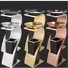 DUANZEYUQA Outdoor Trash can with lid Trash Cans Hotel Hotel Ktv Lobby Lobby Sales Department Corridor Elevator Vertical Stainless Steel with Ashtray Gallon Large Trash Can(A) view 3