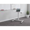 CUIYMXSC Mobile Standing Desk Height Adjustable Sit to Stand Table, Pneumatic Laptop Desk with Gas Spring Riser, Overbed Table for Offices Home (C) view 4